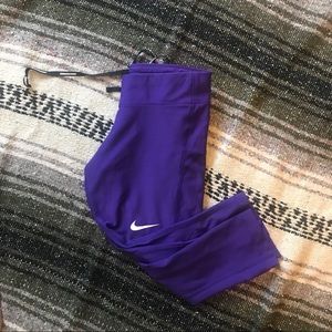 Nike Dri-fit purple activewear pants